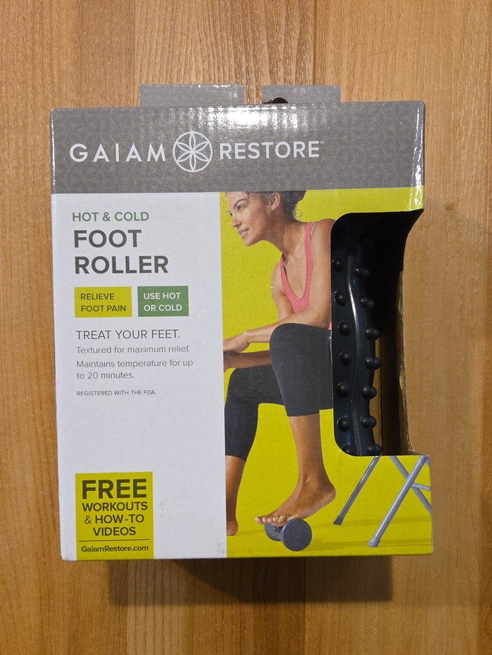 Hot & Cold Black Foot Roller - Pain Relief